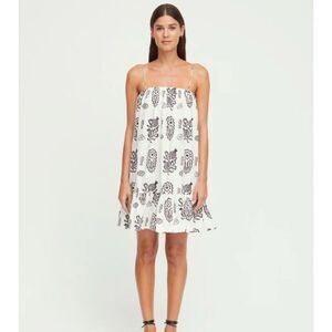 RHODE Floral Black and White Women's W OR W/O Straps